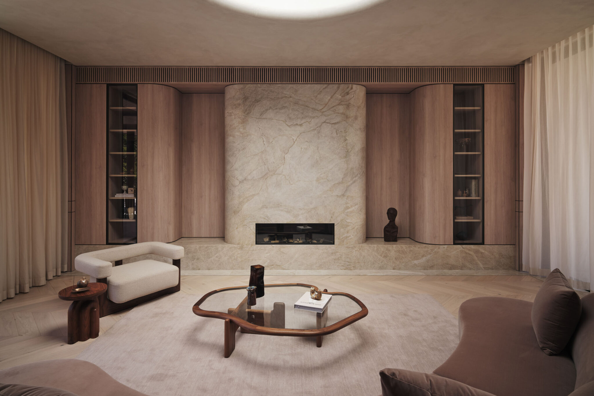 Sirius Residence living room by Sici Design