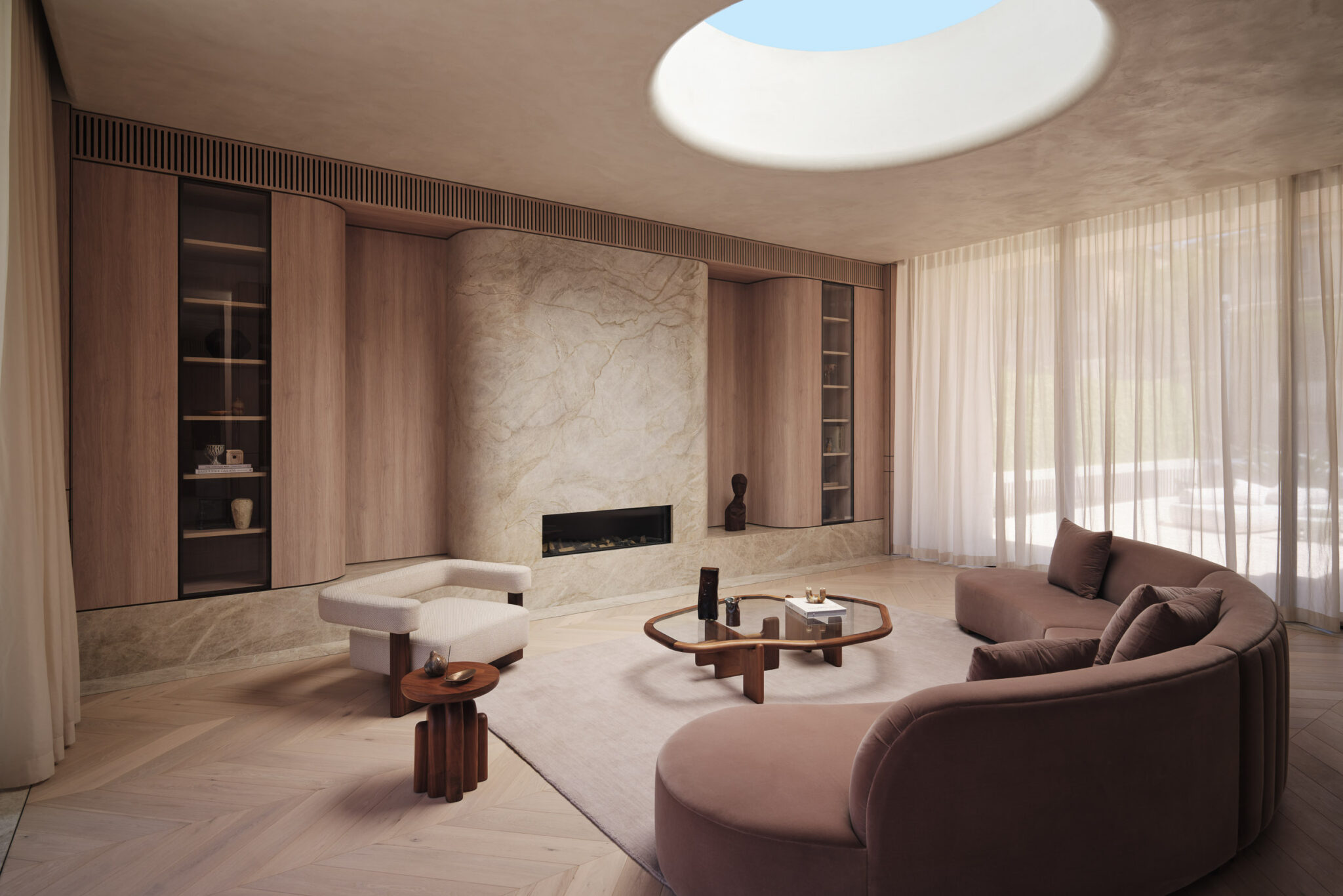 Sirius Residence living room by Sici Design