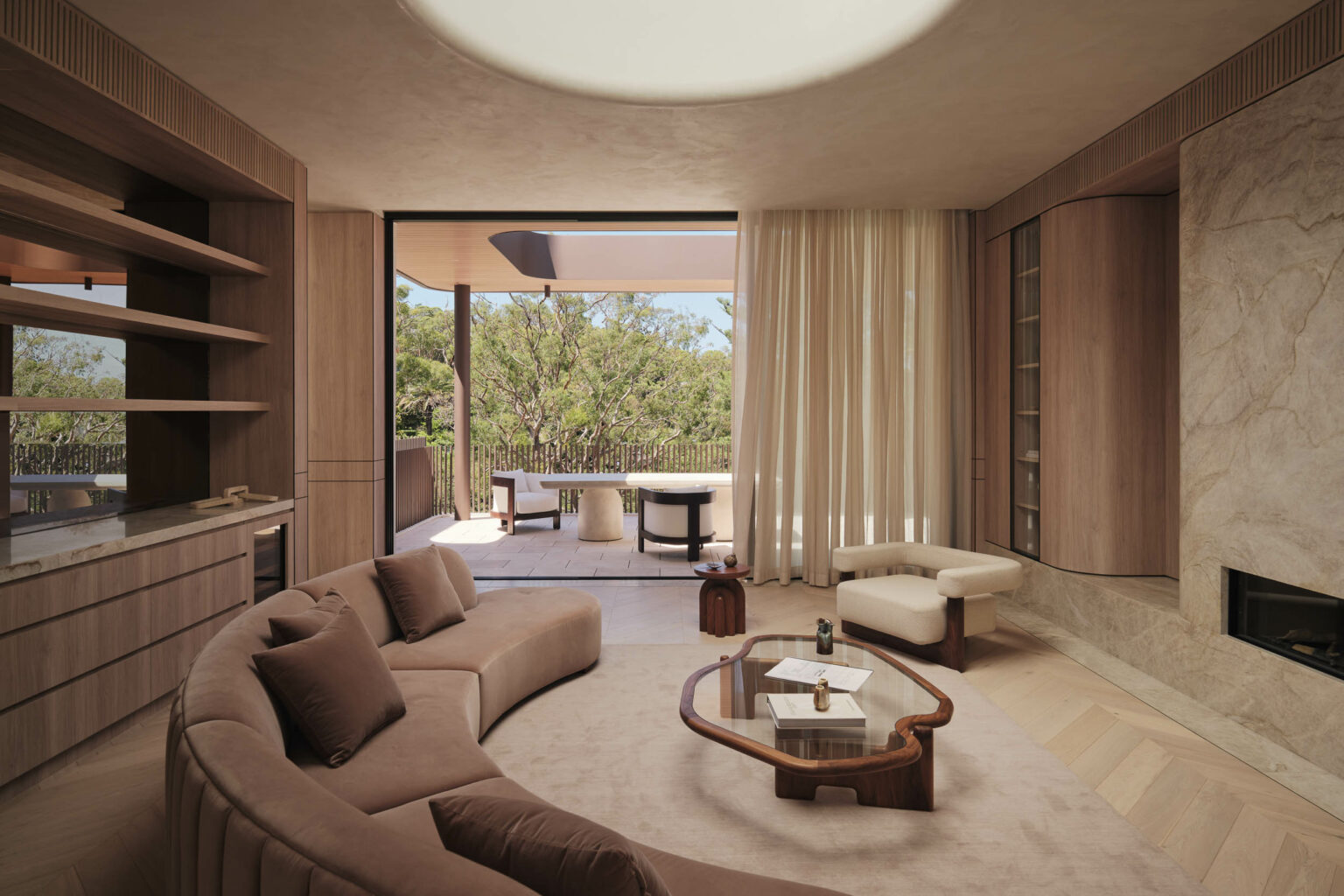 Sirius Residence living room by Sici Design