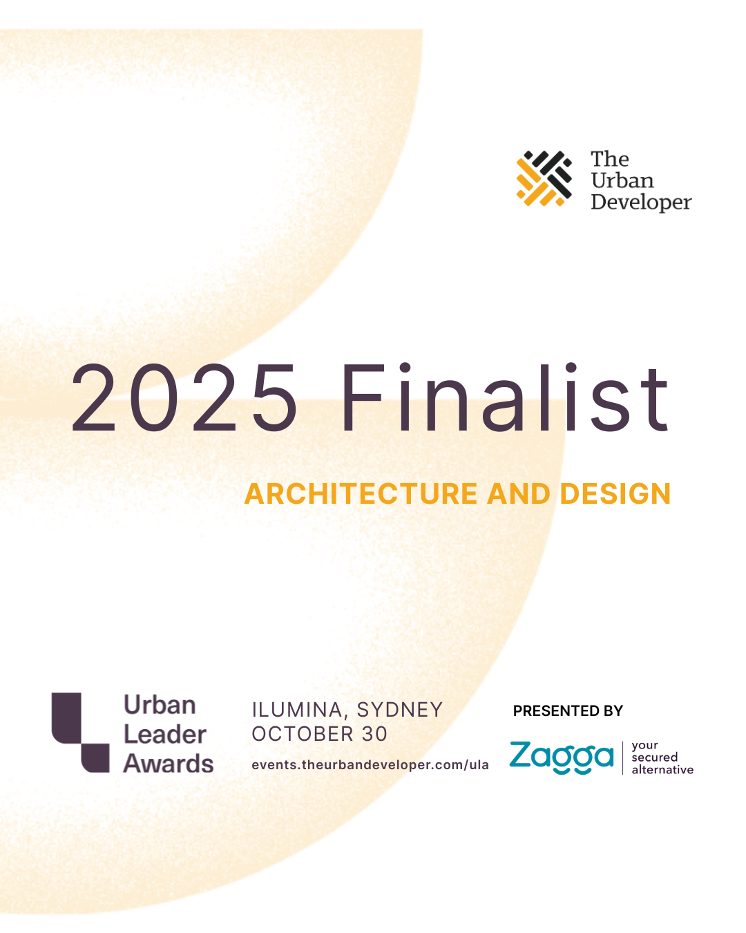 Urban Developer’s Urban Leader Awards Finalist