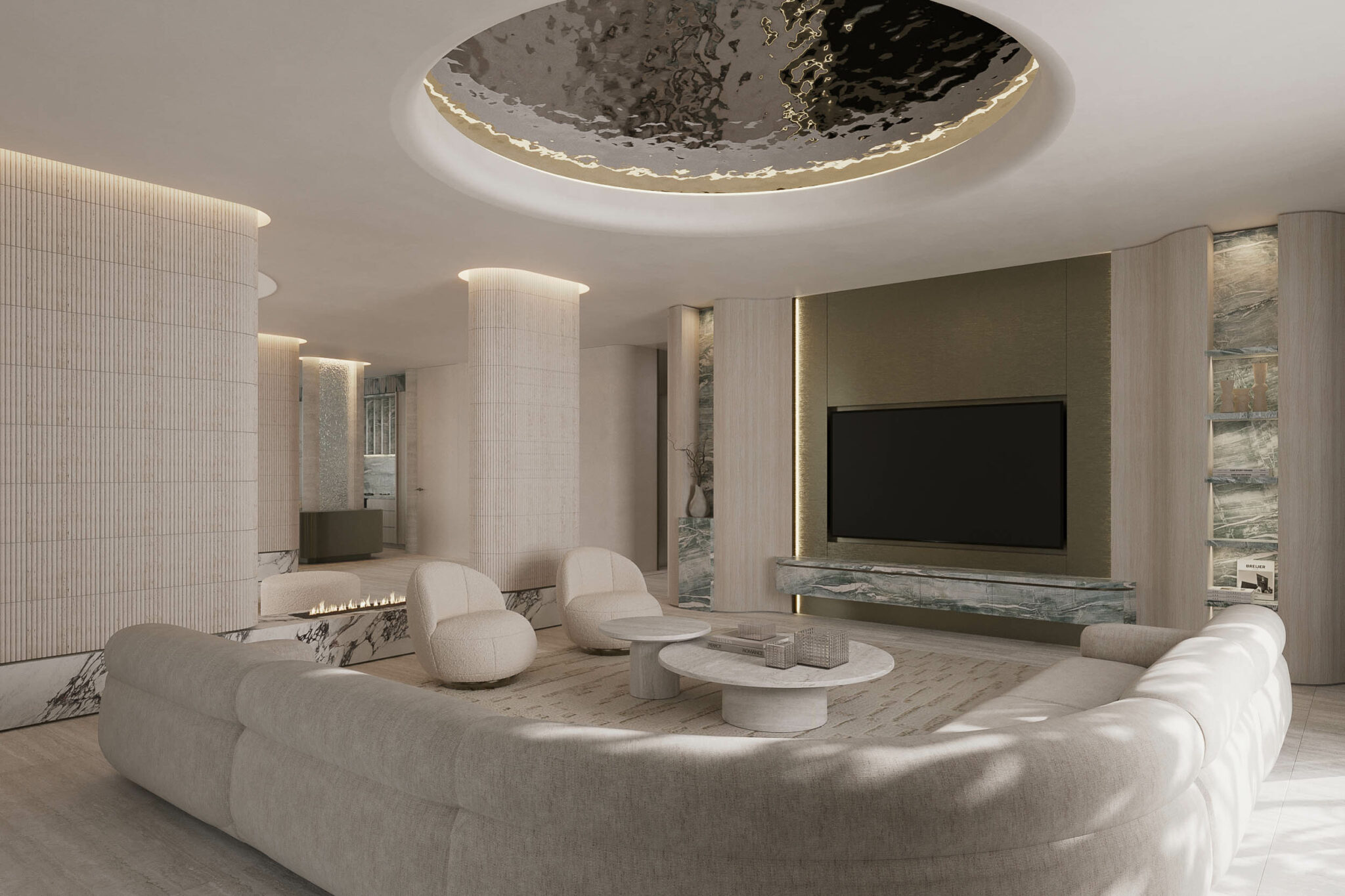 Living room designed by Sici