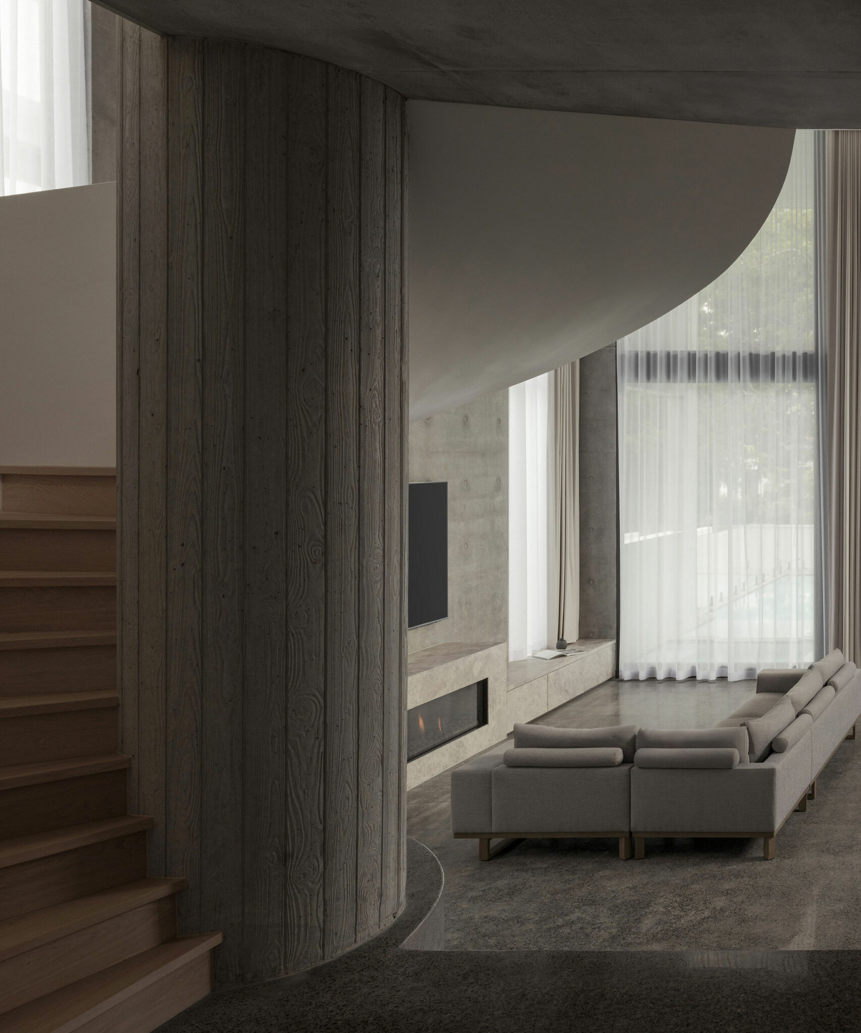 Shortland living room interior design by Sici