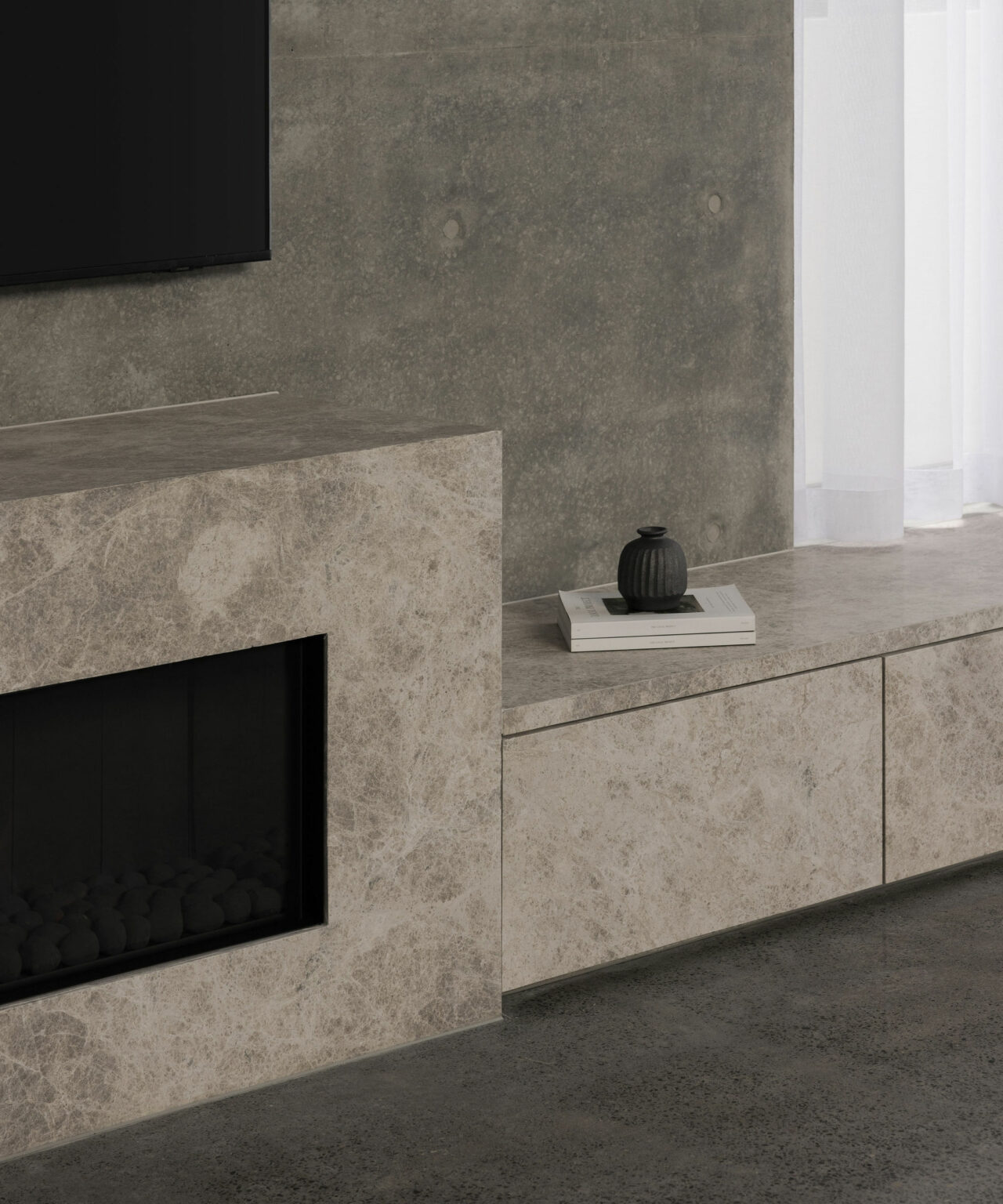 Shortland living room interior design by Sici