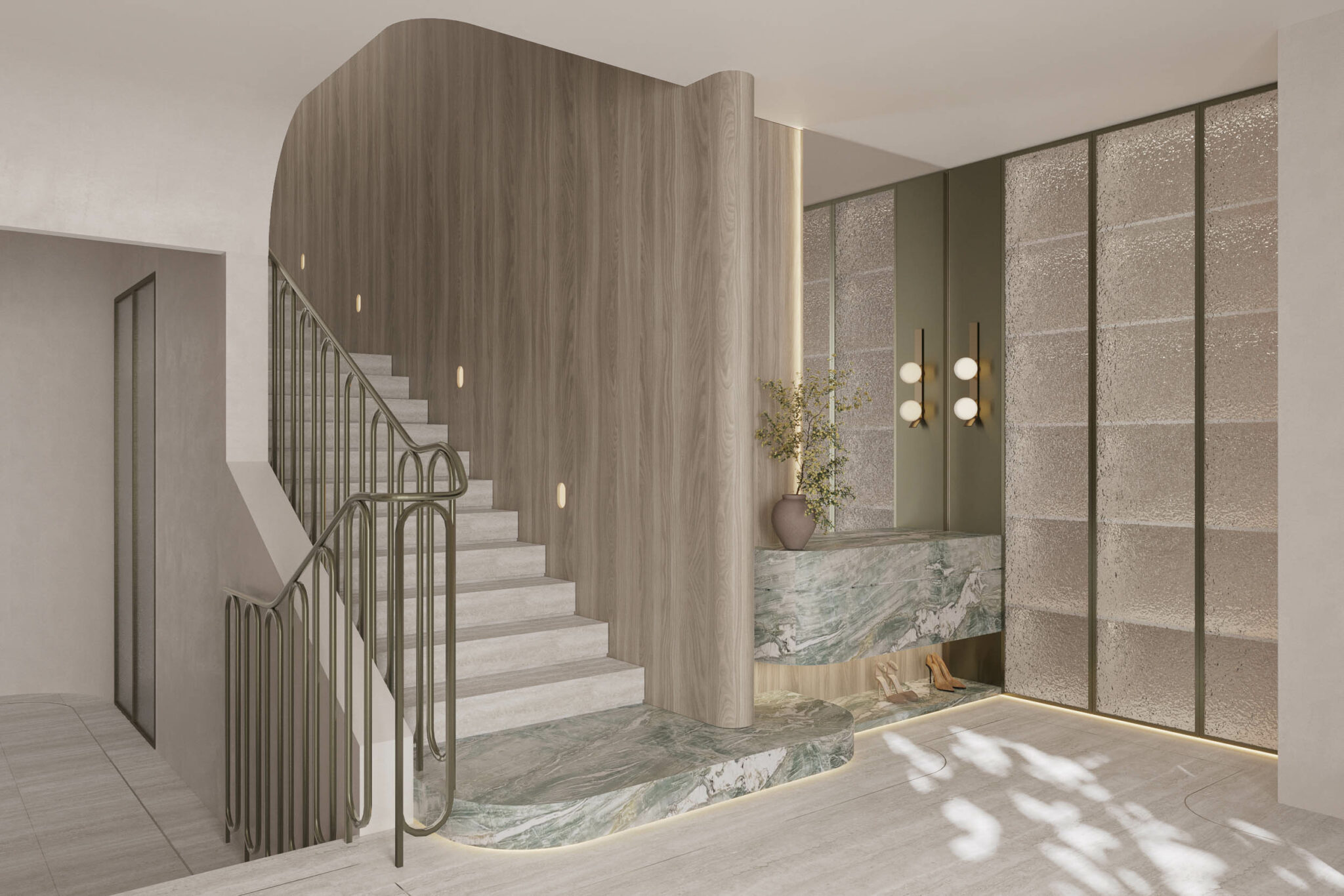 Entrance designed by Sici