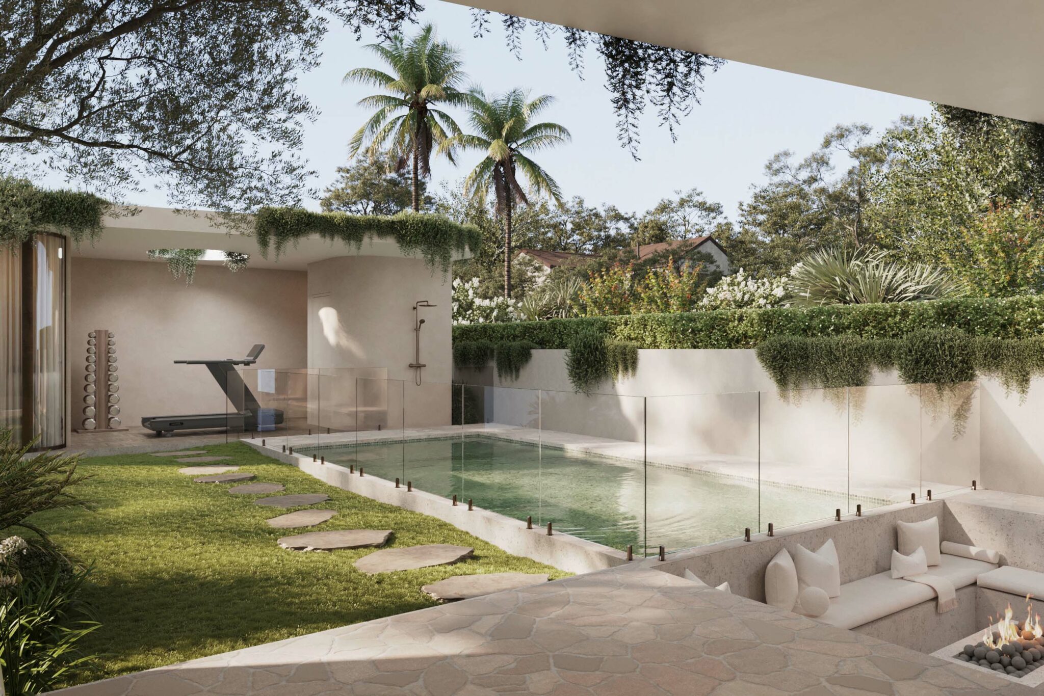 Belvoir Residence garden by Sici Design